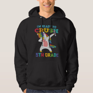 Vorbereitung Crush 5. Klasse Back School Einhorn E Hoodie