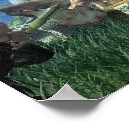 Vorbereitung der Fänge Poster (Ecke)