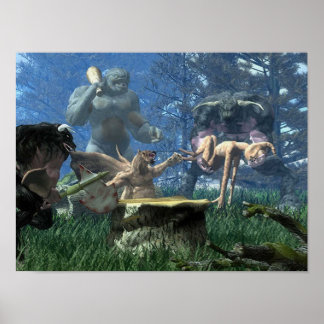 Vorbereitung der Fänge Poster