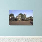 Vorbereitung der Ladung Leinwanddruck (Insitu (Holzboden))