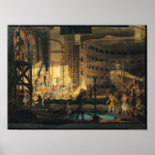 Vorbereitung der Landschaft in einem Theater Poster (Vorne)