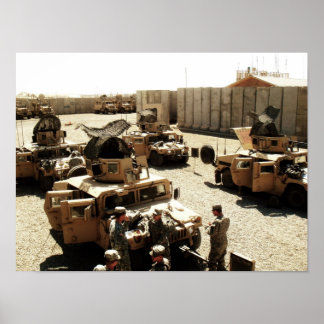 Vorbereitung der Pfadfinderplattform Poster