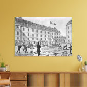 Vorbereitung der Schließung der Verurteilten Leinwanddruck (Insitu (Wohnzimmer))