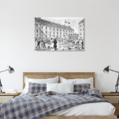 Vorbereitung der Schließung der Verurteilten Leinwanddruck (Insitu (Schlafzimmer))