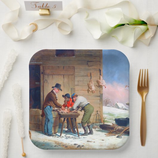 Vorbereitung der Türkei Weihnachten Francis Edmond Pappteller (Hochzeit)