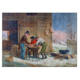 Vorbereitung der Türkei Weihnachten Francis Edmond Schneidebrett