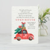 Vorbereitung der Weihnachtseinladung Einladung (Stehend Vorderseite)