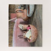 Vorbereitung des Abendessens in Oaxaca Mexiko Puzzle (Vertikal)