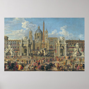 Vorbereitung des Feuerwerkbilds 2 Poster