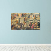 Vorbereitung des Firework-Displays Leinwanddruck (Insitu (Holzboden))