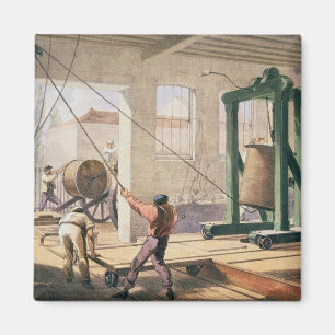 Vorbereitung des Kabels vom "Atlantischen Telegrap Magnet