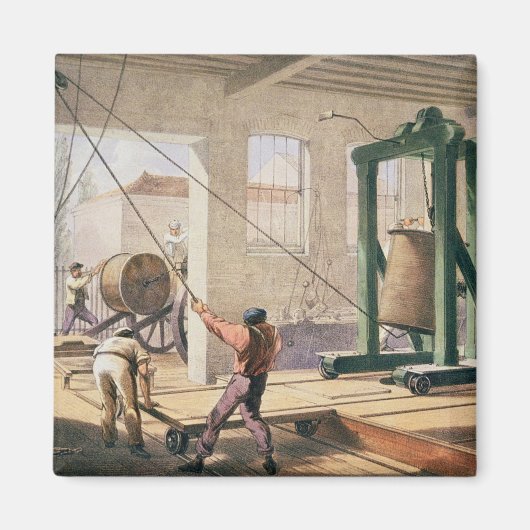 Vorbereitung des Kabels vom "Atlantischen Telegrap Magnet (Vorne)