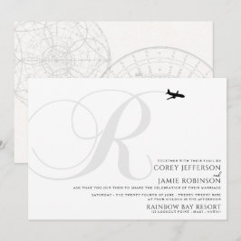 Vorbereitung für den Start der ersten Hochzeit Einladung