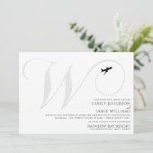 Vorbereitung für den Start der ersten Hochzeit Einladung (Stehend Vorderseite)