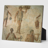 Vorbereitung für ein Bankett, Marmorteil, li Fotoplatte (Seite)