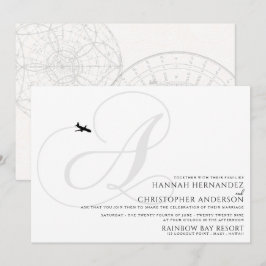 Vorbereitung für eine erste Hochzeit Einladung