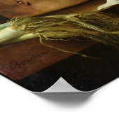 Vorbereitung für einen Steh Poster (Ecke)