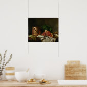 Vorbereitung für einen Steh Poster (Küche)