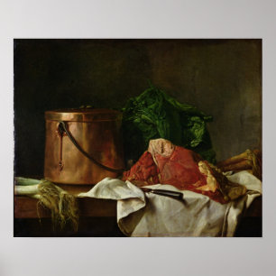 Vorbereitung für einen Steh Poster