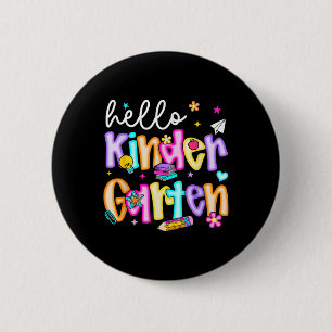 Vorbereitung Hello Kindergarten Zurück zur Schule Button