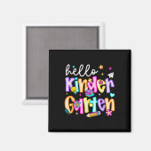 Vorbereitung Hello Kindergarten Zurück zur Schule Magnet (Vorderseite/Rückseite)