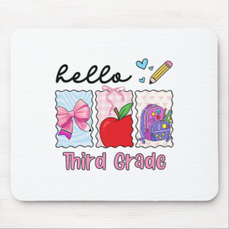 Vorbereitung Mädchen Ck Zur Schule Hallo Dritte Kl Mousepad