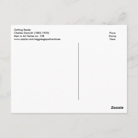 Vorbereitung Postkarte (Rückseite)