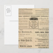 Vorbereitung von Tarrant Postkarte (Vorne/Hinten)