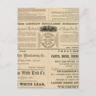 Vorbereitung von Tarrant Postkarte