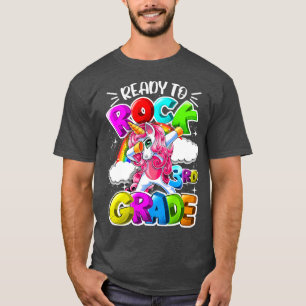 Vorbereitung zum Rock 3. Grade Dabbing Einhorn zur T-Shirt