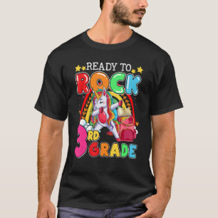 Vorbereitung zum Rock 3. Grade Dabbing Einhorn zur T-Shirt