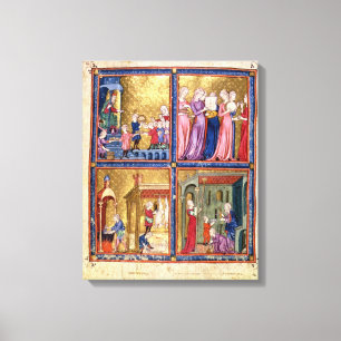 Vorbereitungen für das Passahfest Leinwanddruck