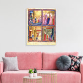 Vorbereitungen für den Pessach Leinwanddruck (Insitu (Wohnzimmer))