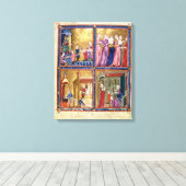 Vorbereitungen für den Pessach Leinwanddruck (Insitu (Holzboden))