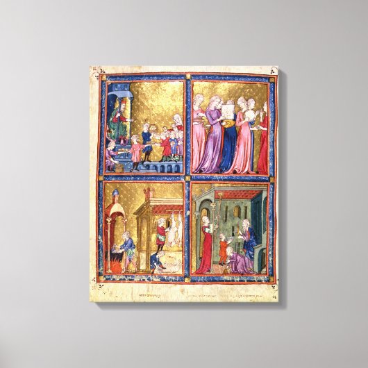 Vorbereitungen für den Pessach Leinwanddruck (Vorderseite)