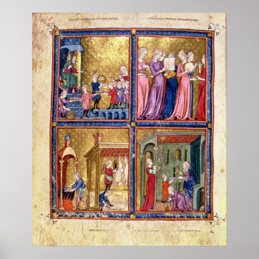 Vorbereitungen für den Pessach Poster (Vorne)