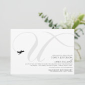 Vorbereitungen für den Start der ersten Hochzeit Einladung (Stehend Vorderseite)