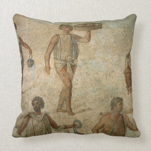 Vorbereitungen für ein Bankett, Fragment des Kissen