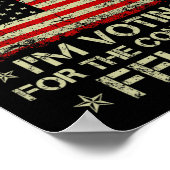 Vorbereitungen Ich stimme für den verurteilten Fel Poster (Ecke)