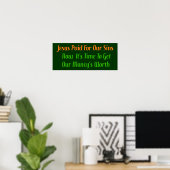 Vorbezahlter Sin Poster (Heimbüro)