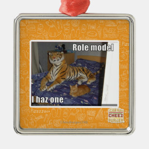Vorbild, I haz eins Silbernes Ornament