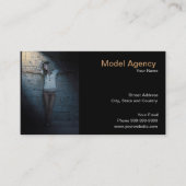 vorbildliche Agentur Visitenkarte (Vorderseite)