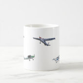 Vorbildliche Cessna-Flugzeuge im Flug Kaffeetasse (Mittel)