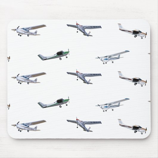 Vorbildliche Cessna-Flugzeuge im Flug Mousepad (Vorne)