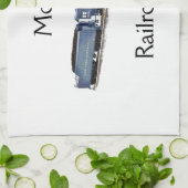 Vorbildliche Dampf-Lokomotive Handtuch (Gefaltet)