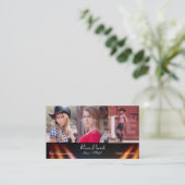 Vorbildliche Headshot-Visitenkarte-Schauspieler u. Visitenkarte (Stehend Vorderseite)