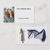 Vorbildliche Headshot-Visitenkarte Visitenkarte (Vorne/Hinten)