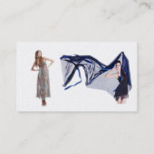 Vorbildliche Headshot-Visitenkarte Visitenkarte (Rückseite)