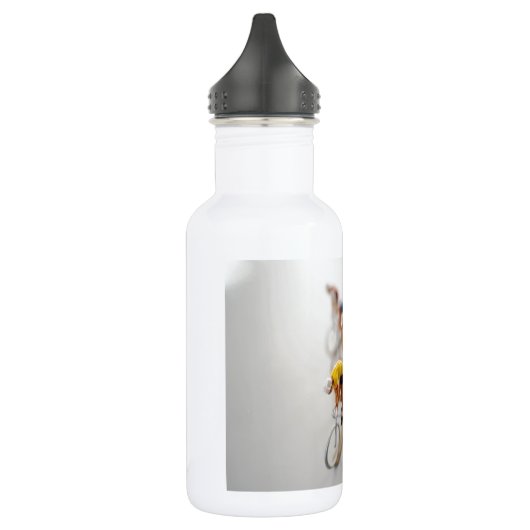 Vorbildliche Radfahrer Edelstahlflasche (Links)