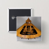 Vorbildliche Rekonstruktion von da Vincis Entwurf Button (Vorne & Hinten)